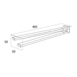 Tiger Handdoekrek Items Met Draaibare Armen RVS -Badkamerartikelen Winkel 123 2977