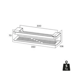 Tiger Caddy Douchemand / Handdoekrek 35 Cm 16 Tiger Caddy Douchemand / Handdoekrek 35 Cm -Badkamerartikelen Winkel 123 2996