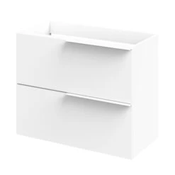 Tiger Badmeubelset Pocket 80 Cm Met 2 Lades Wit Incl. Looppoten -Badkamerartikelen Winkel 123 302