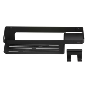 Tiger Douchemand Met Haak Caddy Zwart 6 Tiger Douchemand Met Haak Caddy Zwart - Afbeelding 4