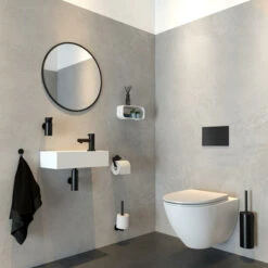 Tiger Wandrek/douchemand 2-store 25cm Wit -Badkamerartikelen Winkel 123 3089