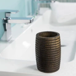 Sealskin Tandenborstelhouder Native Bruin -Badkamerartikelen Winkel 123 3103