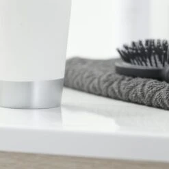 Sealskin Tandenborstelhouder Glossy Zilver 14 Sealskin Tandenborstelhouder Glossy Zilver -Badkamerartikelen Winkel 123 3129