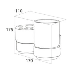 Tiger Dubbele Bekerhouder Ontario Met Bekers Chroom 7 Tiger Dubbele Bekerhouder Ontario Met Bekers Chroom -Badkamerartikelen Winkel 123 3174