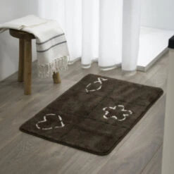 Sealskin Badmat Tack Bruin 90x60 Cm -Badkamerartikelen Winkel 123 3272