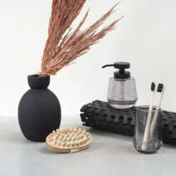 Sealskin Badmat Woodblock 60x60cm Zwart 8 Sealskin Badmat Woodblock 60x60cm Zwart -Badkamerartikelen Winkel 123 3294