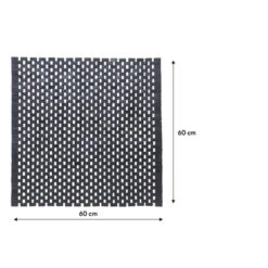 Sealskin Badmat Woodblock 60x60cm Zwart 9 Sealskin Badmat Woodblock 60x60cm Zwart -Badkamerartikelen Winkel 123 3295
