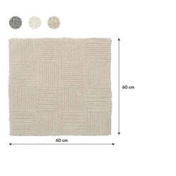 Sealskin Badmat Reverse 60x60cm Zand -Badkamerartikelen Winkel 123 3339