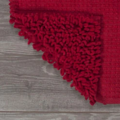 Sealskin Badmat Twist 60x120 Cm Rood -Badkamerartikelen Winkel 123 3389