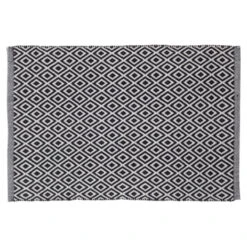 Sealskin Badmat Trellis Zwart 60x90cm