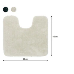 Sealskin Toiletmat Angora 55x60cm Off-white -Badkamerartikelen Winkel 123 3427