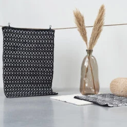 Sealskin Badmat Boho 60x90cm Zwart -Badkamerartikelen Winkel 123 3510