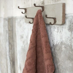 Sealskin Badmat Aztec 60x60cm Donkerroze -Badkamerartikelen Winkel 123 3532