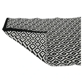 Differnz Badmat Wales Zwart Wit 50x80 Cm 5 Differnz Badmat Wales Zwart Wit 50x80 Cm - Afbeelding 3