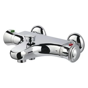 Handson Thermostatische Badkraan Edith Chroom 15 Cm 3 Handson Thermostatische Badkraan Edith Chroom 15 Cm