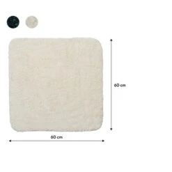 Sealskin Badmat Angora 60x60cm Off-white -Badkamerartikelen Winkel 123 3730