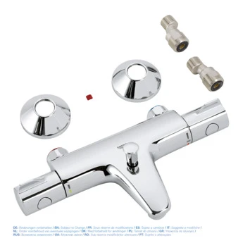 Grohe Grohtherm 800 Thermostatische Badkraan Chroom 4 Grohe Grohtherm 800 Thermostatische Badkraan Chroom - Afbeelding 2