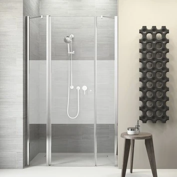 Sealskin Swingdeur Voor Nis Code L 3-delig 140x197 Cm Met Gesatineerde Band 3 Sealskin Swingdeur Voor Nis Code L 3-delig 140x197 Cm Met Gesatineerde Band