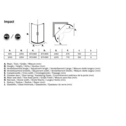 Sealskin Douchecabine Met Dubbele Swingdeur Impact Kwartrond 90x195 Cm Chroom 5 Sealskin Douchecabine Met Dubbele Swingdeur Impact Kwartrond 90x195 Cm Chroom -Badkamerartikelen Winkel 123 4061
