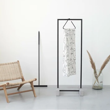 Sealskin Douchegordijn Mind 180x200cm Zwart/wit 9 Sealskin Douchegordijn Mind 180x200cm Zwart/wit - Afbeelding 7