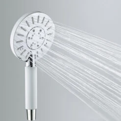 Tiger Handdouche Akcent Chroom Wit -Badkamerartikelen Winkel 123 4176