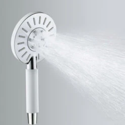 Tiger Handdouche Akcent Chroom Wit -Badkamerartikelen Winkel 123 4177