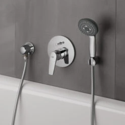 Grohe Handdouche Vitalio Start Ø10 Cm 3 Standen Chroom -Badkamerartikelen Winkel 123 4290