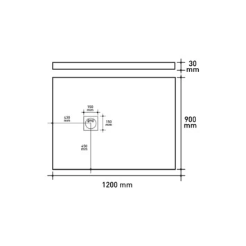 Van Marcke Krypton Douchebak In Polybeton Steenimitatie Graniet 120x90 4 Van Marcke Krypton Douchebak In Polybeton Steenimitatie Graniet 120x90 - Afbeelding 2