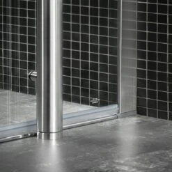 Tiger Boston Vloermontageset Tbv Kwartronde Douchecabine Chroom 100x100 Cm