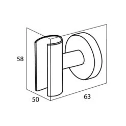Tiger Douchekophouder Boston RVS -Badkamerartikelen Winkel 123 4448