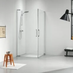 Sealskin Swingdeur Voor Hoekinstap Impact 90x195 Cm Chroom