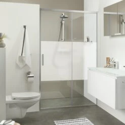 Sealskin Schuifdeur Voor Nis Style 120x195 Cm Met Gesatineerde Band