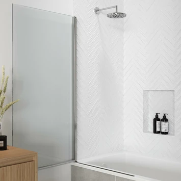 Sealskin Badwand Hooked 75x140cm Hoogglans Aluminium 5 Sealskin Badwand Hooked 75x140cm Hoogglans Aluminium - Afbeelding 3