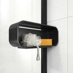 Sealskin Inc. Draaideur En Zijwand 90x90x200 Cm Met Douchemand, 8 Mm Helder Veiligheidsglas Met Antikalklaag Mat Zwart 16 Sealskin Inc. Draaideur En Zijwand 90x90x200 Cm Met Douchemand, 8 Mm Helder Veiligheidsglas Met Antikalklaag Mat Zwart -Badkamerartikelen Winkel 123 4616