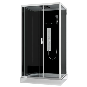 Allibert Douchecabine Gipsy Hoekmodel 80x120cm 3 Allibert Douchecabine Gipsy Hoekmodel 80x120cm