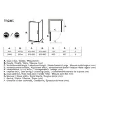 Sealskin Douchecabine Met Swingdeur Impact 90x195 Cm Chroom -Badkamerartikelen Winkel 123 4684