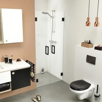 Sealskin Pendeldeur Voor Nis I AM 80x200 Cm Zwart 3 Sealskin Pendeldeur Voor Nis I AM 80x200 Cm Zwart