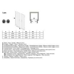 Sealskin Pendeldeur Voor Nis I AM 80x200 Cm Zwart 13 Sealskin Pendeldeur Voor Nis I AM 80x200 Cm Zwart -Badkamerartikelen Winkel 123 4713