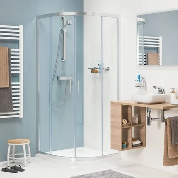 Sealskin Douchecabine Met Schuifdeur Compact Kwartrond 195x90 Cm Chroom 3 Sealskin Douchecabine Met Schuifdeur Compact Kwartrond 195x90 Cm Chroom