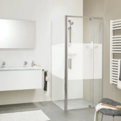 Sealskin Douchecabine Met Swingdeur Style 90x195 Cm Met Gesatineerde Band