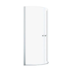 Sealskin Douchecabine Hooked Kwartrond 100x100x200cm Hoogglans Aluminium -Badkamerartikelen Winkel 123 4786