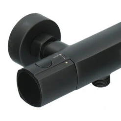 Absolut Thermostatische Badkraan Absi Zwart -Badkamerartikelen Winkel 123 491