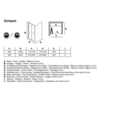 Sealskin Douchecabine Met Vouwdeur Compact 80x195 Cm Chroom -Badkamerartikelen Winkel 123 4924