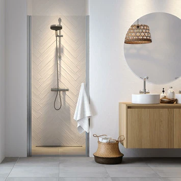 Sealskin Douchedeur Nis Hooked 100x200cm Hoogglans Aluminium 5 Sealskin Douchedeur Nis Hooked 100x200cm Hoogglans Aluminium - Afbeelding 3