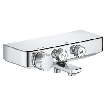GROHE Thermostatische Badkraan Grohtherm SmartControl Chroom 3 GROHE Thermostatische Badkraan Grohtherm SmartControl Chroom