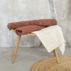 Sealskin Badmat Aztec 60x90cm Donkerroze -Badkamerartikelen Winkel 123 5