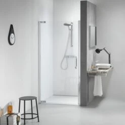 Sealskin Swingdeur Voor Nis Impact 100x195 Cm Chroom