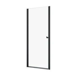 Sealskin Hooked Draaideur In Nis, 90 Cm Breed, 200 Cm Hoog, Mat Zwart -Badkamerartikelen Winkel 123 5022