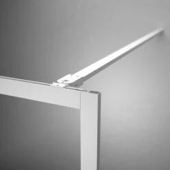 Sealskin Contour Inloopdouche Type A3 88x200 Cm, 6 Mm Helder Veiligheidsglas Met Antikalklaag Mat Wit -Badkamerartikelen Winkel 123 5112