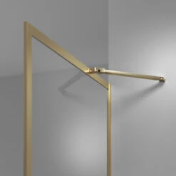 Sealskin Inloopdouche Type A3 Contour 98x200 Cm Goud Geborsteld -Badkamerartikelen Winkel 123 5166